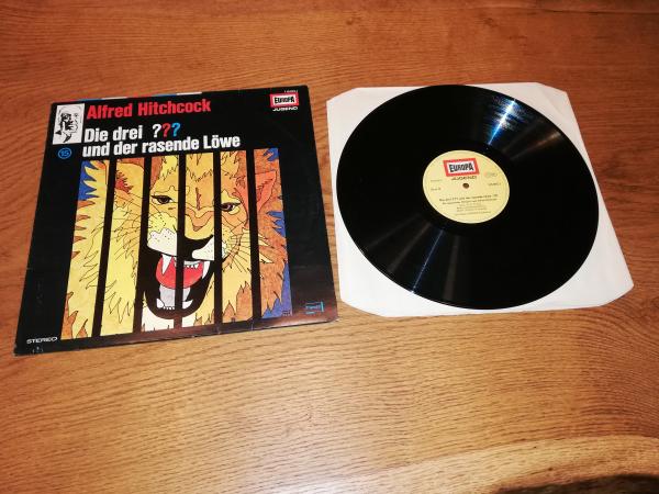 Die Drei Fragezeichen Folge 15 und der rasende Löwe 1980 Europa 115915.1 Deutsche Pressung VG/VG+